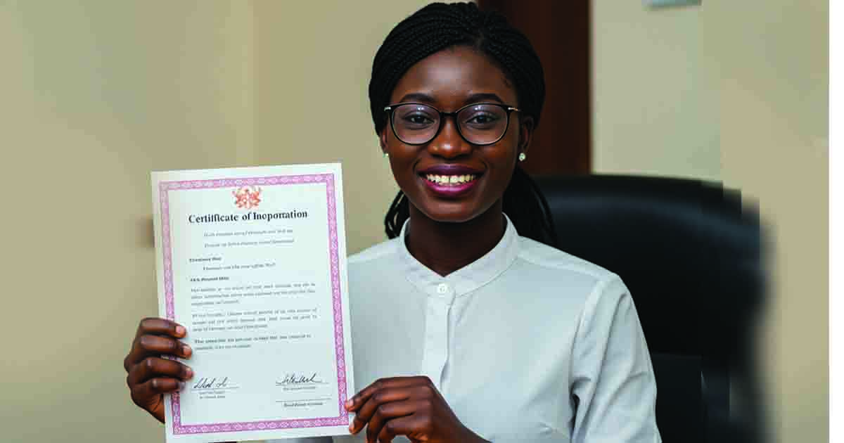 Business registration documents and forms